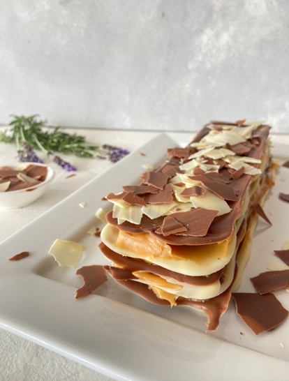 Torta de láminas de chocolate